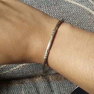Silver Engraved Design Bracelet